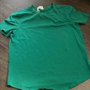 lululemon athletica Vibrant Green Short Sleeve Tee